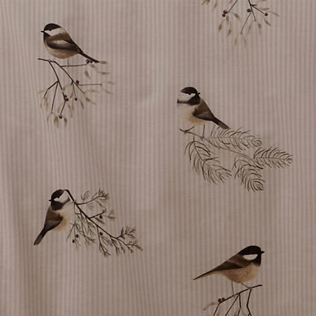 Chickadees Brushed Cotton Duvet Cover Set