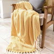 Audley Chevron Throw Mustard