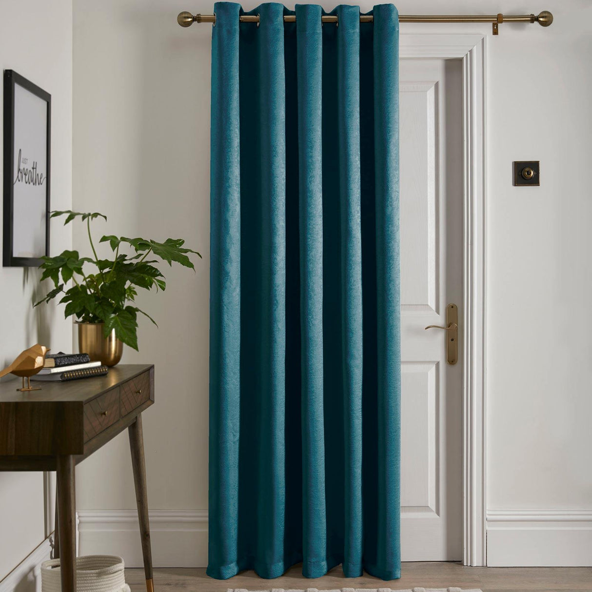 Strata Woven Thermal Door Curtain 66" x 84"