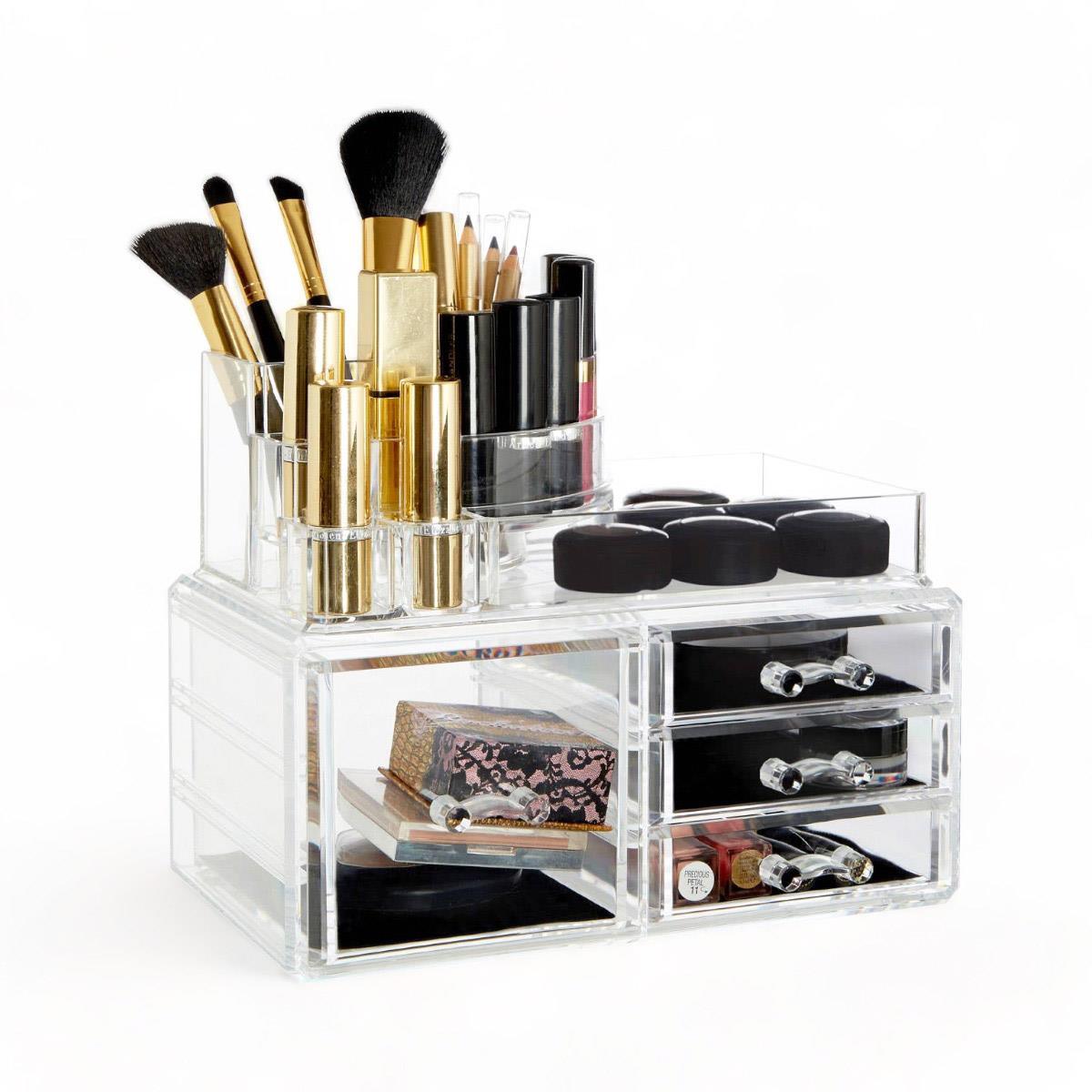 8 Compartment + 4 Drawer Organiser