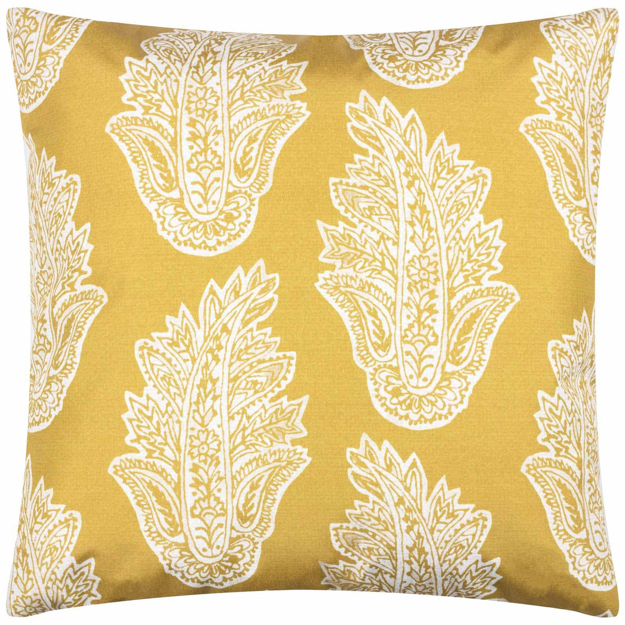 Kalindi Paisley Outdoor Cushion Cover Saffron