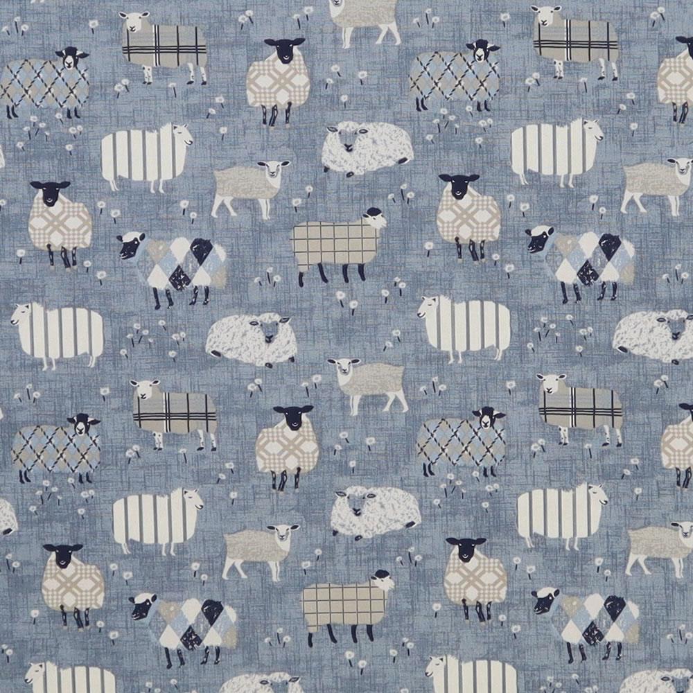 Baa Baa Denim Made To Measure Roman Blind