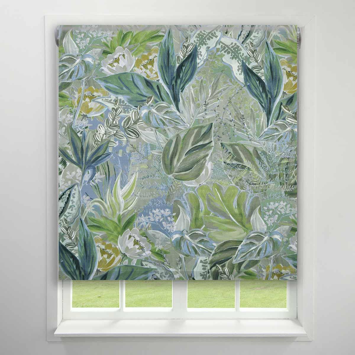 Harapana Made to Measure Roller Blind (Dim Out) Jade