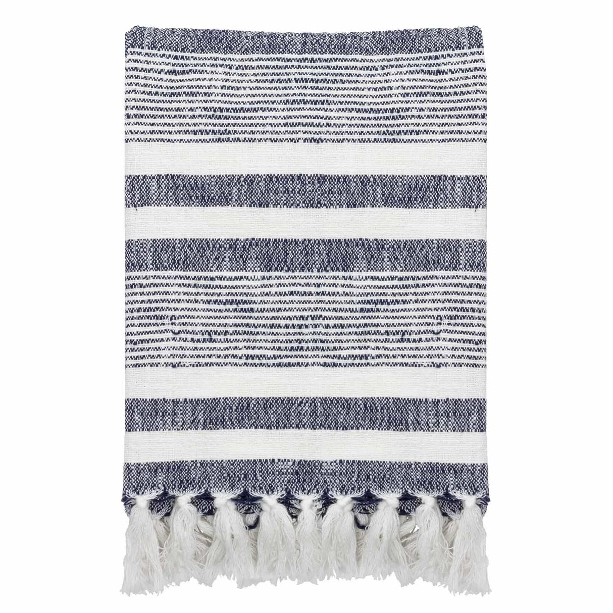 Neela Stripe Fringed Throw