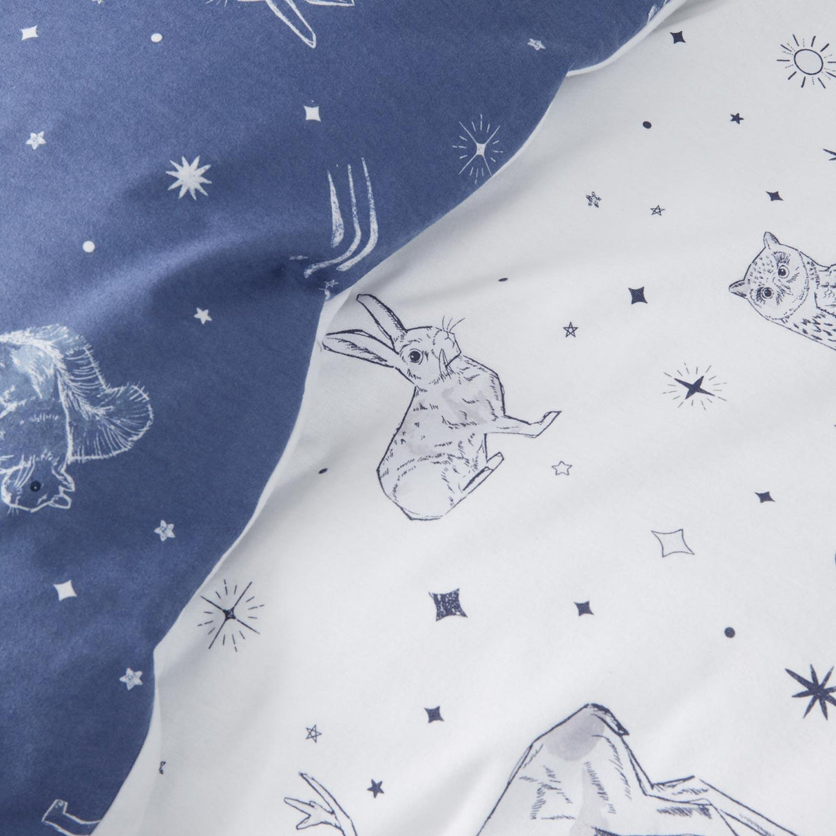 Brushed Starlight Animals Duvet Cover Set