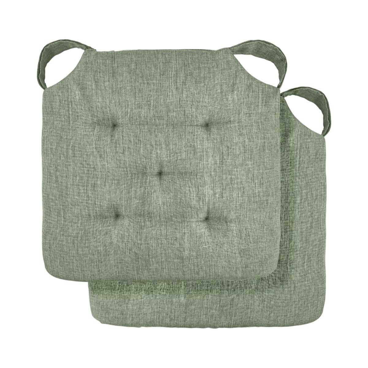 Jardin Seat Pad Green 16x16" (40x40cm)