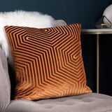 Evoke Cut Velvet Cushion Cover 18" x 18" (45cm x 45cm)