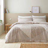 Larsson Geo Duvet Cover Set Natural