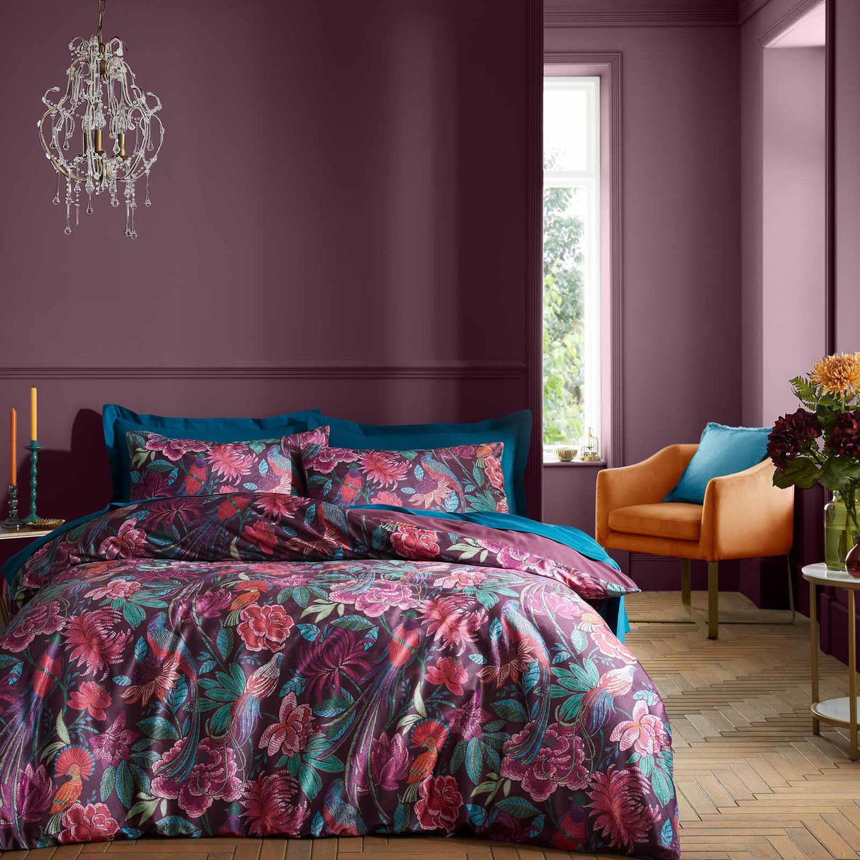 Bridgerton Kate Floral Duvet Cover Set