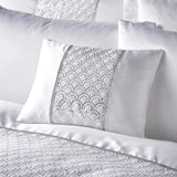 Deco Sequin Cushion White