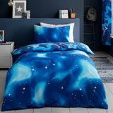 Ombre Stars Duvet Cover Set Blue