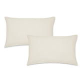 Easy-Iron Percale Pillowcase Pair Cream