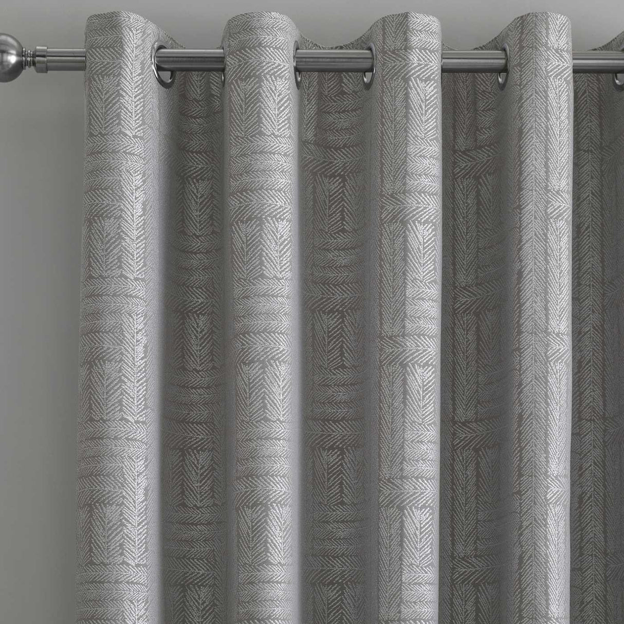 Lowe Eyelet Curtains Charcoal 90" x 72"