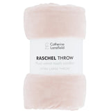 Raschel Velvet Touch Throw Blush