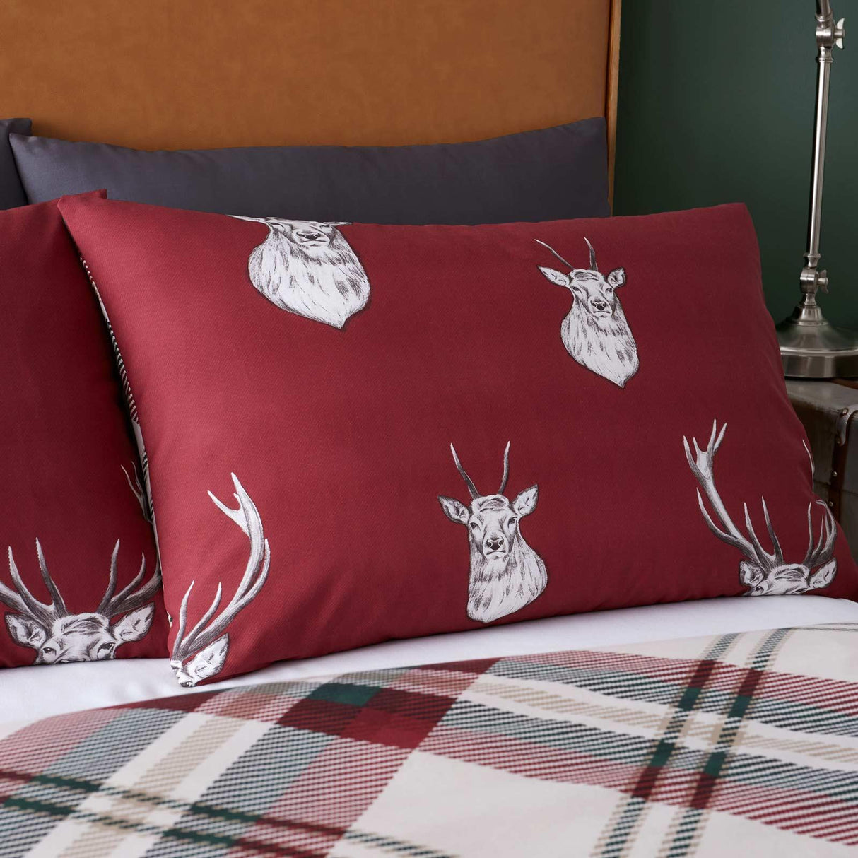 Munro Stag Check Duvet Cover Set