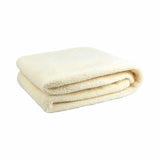 Thermal Fleece Underblanket Mattress Topper Cream