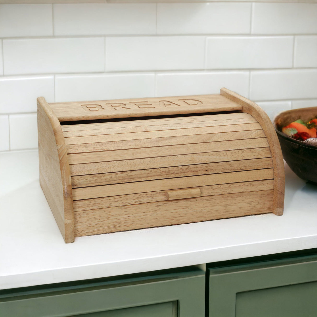 Essentials Wooden Bread Bin