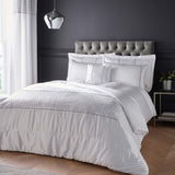 Deco Sequin Bedspread White