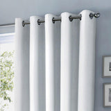 Sorbonne Cotton Lined Eyelet Curtains