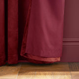 Kingsley Matt Velvet Eyelet Curtains