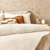 Boucle Ecru Duvet Cover Set