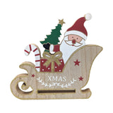 Wooden Santa's Xmas Sleigh