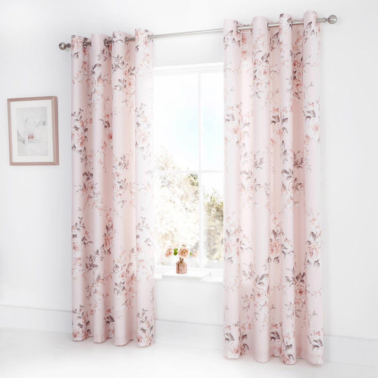 Canterbury Floral Eyelet Curtains