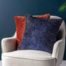 Estelle Spotted Cut Velvet Cushion Cover 18" x 18" (45cm x 45cm)