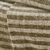 Stripe Chenille Throw Olive