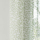 Willow Voile Curtain Panel Green