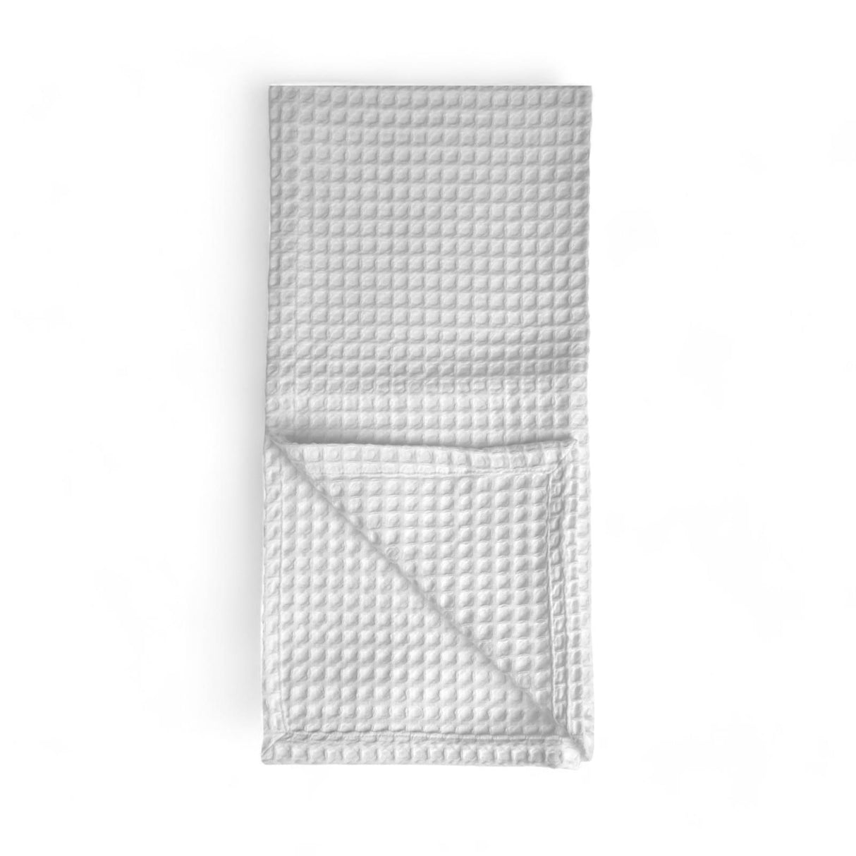 Premium Hotel Waffle Throw White