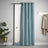 Velvet Chenille Eyelet Door Curtain Teal