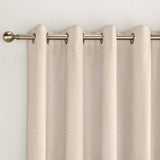 Savoy Chenille Blackout Eyelet Door Curtain Cream