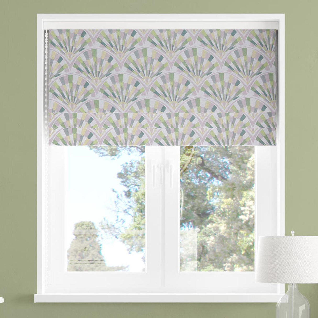 Monza Blush Made To Measure Roman Blind