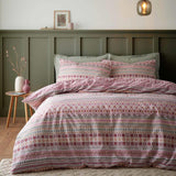 Brushed Fairisle Duvet Cover Set