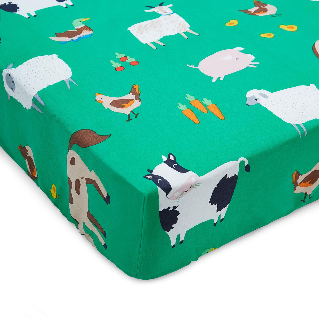 Farmyard Animals Fitted Sheet