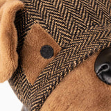 Boston Herringbone Dog Doorstop