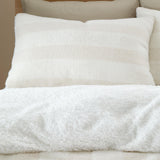 Cosy Soft Stripe Fur Duvet Cover Set