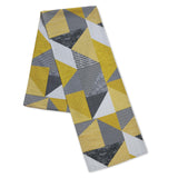 Larsson Geo Table Runner Ochre