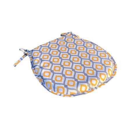 Yellow Rounded Outdoor Seat Pad