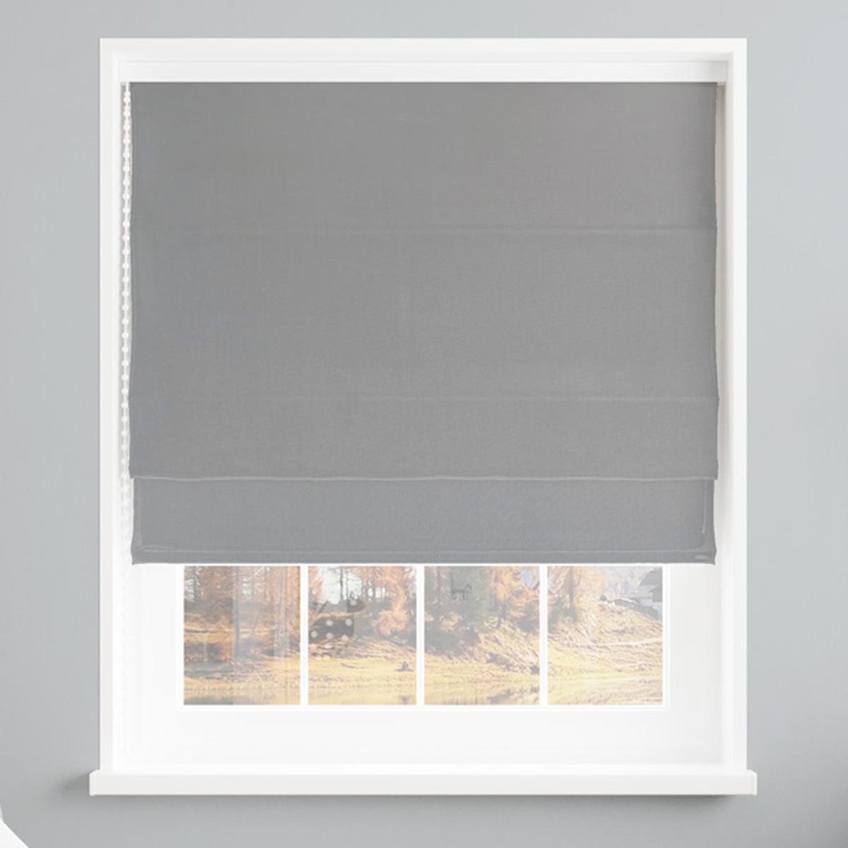 Panama Grey Made To Measure Roman Blind