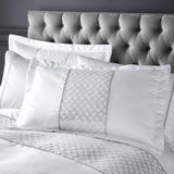 Deco Sequin Pillowsham Pair White