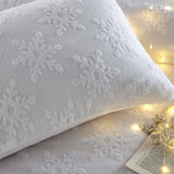 Snowflake Tufted Duvet Cover Set