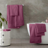 Zero Twist 6 Piece Towel Bale Raspberry