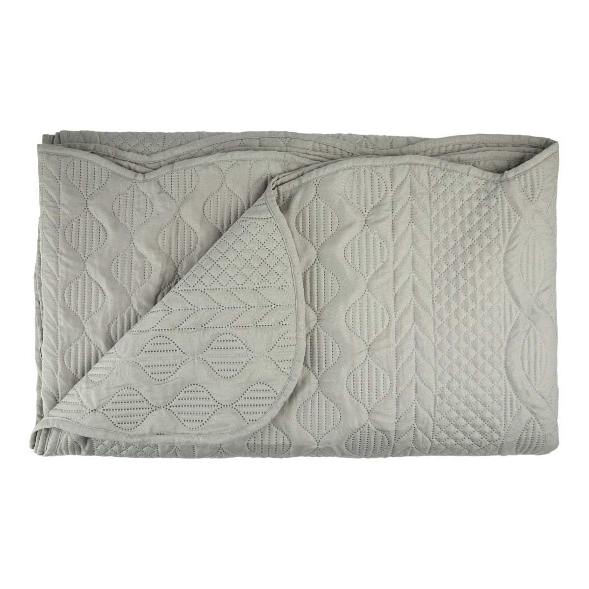 Aran Textured Bedspread Set