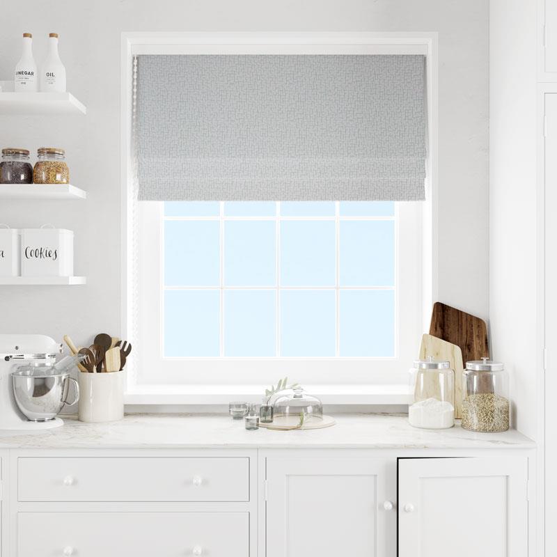 Andante Menta Made To Measure Roman Blind