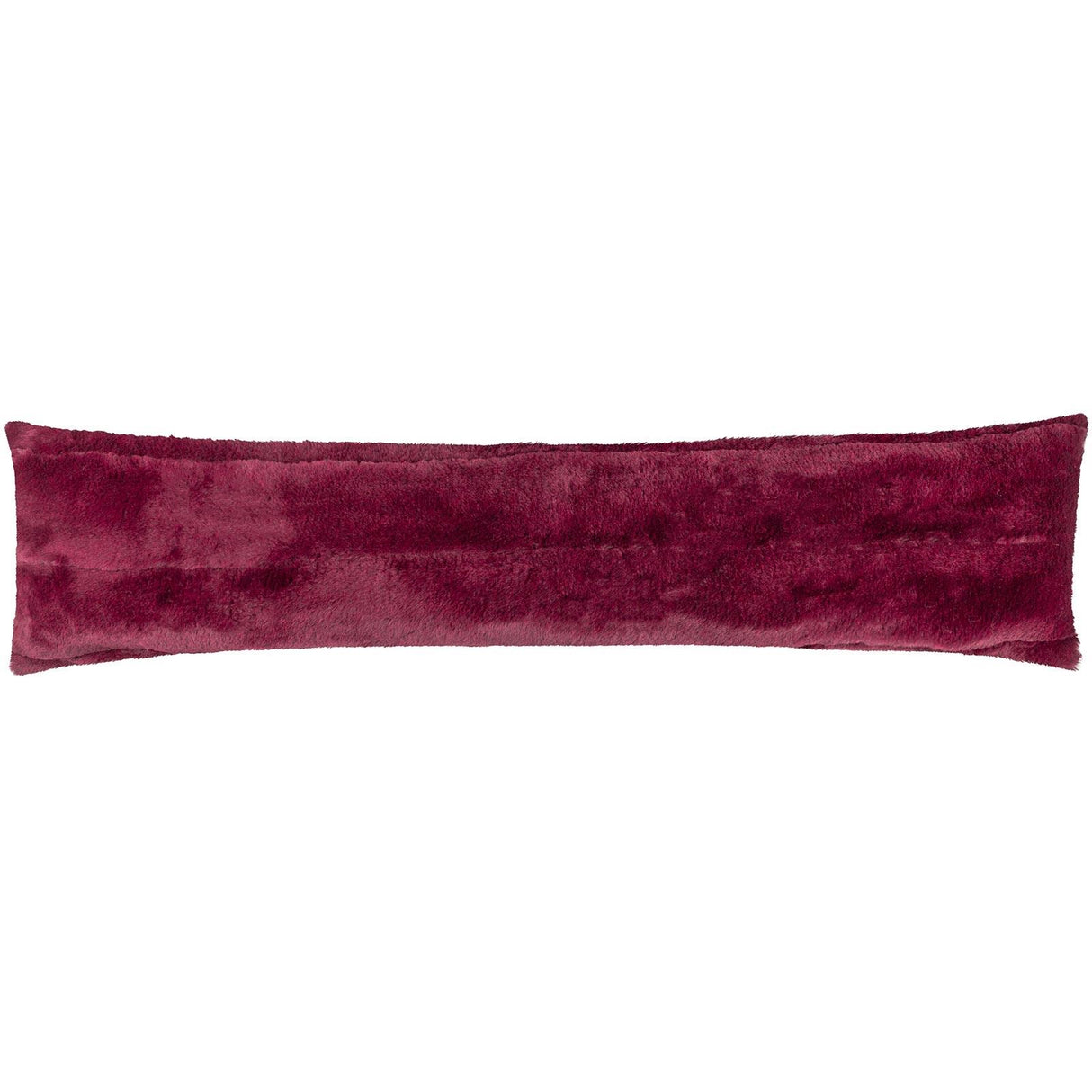 Empress Faux Fur Draught Excluder Ruby