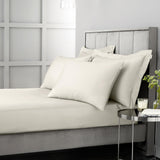 400TC Cotton Sateen Flat Sheet Oyster