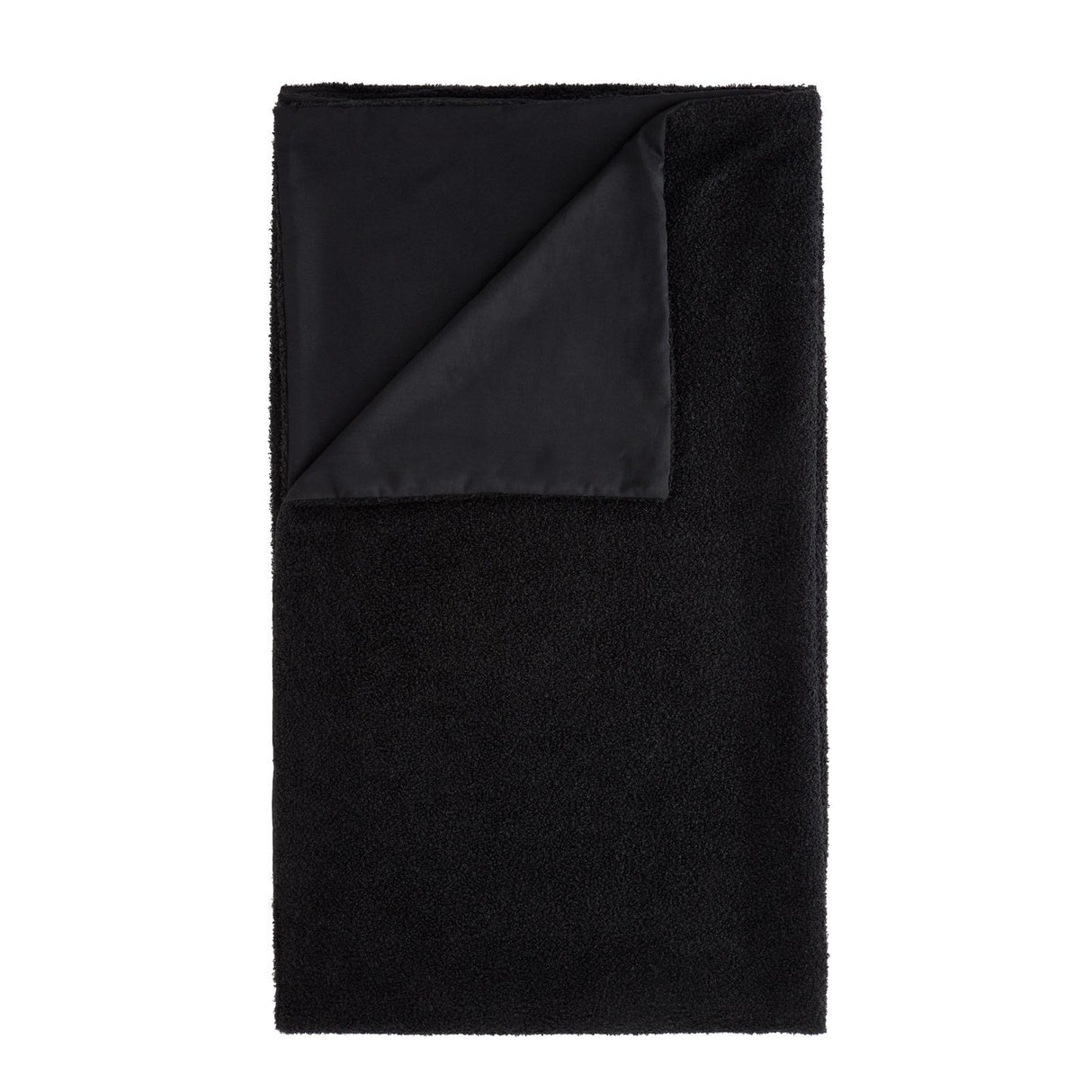 Soft Boucle Throw Black