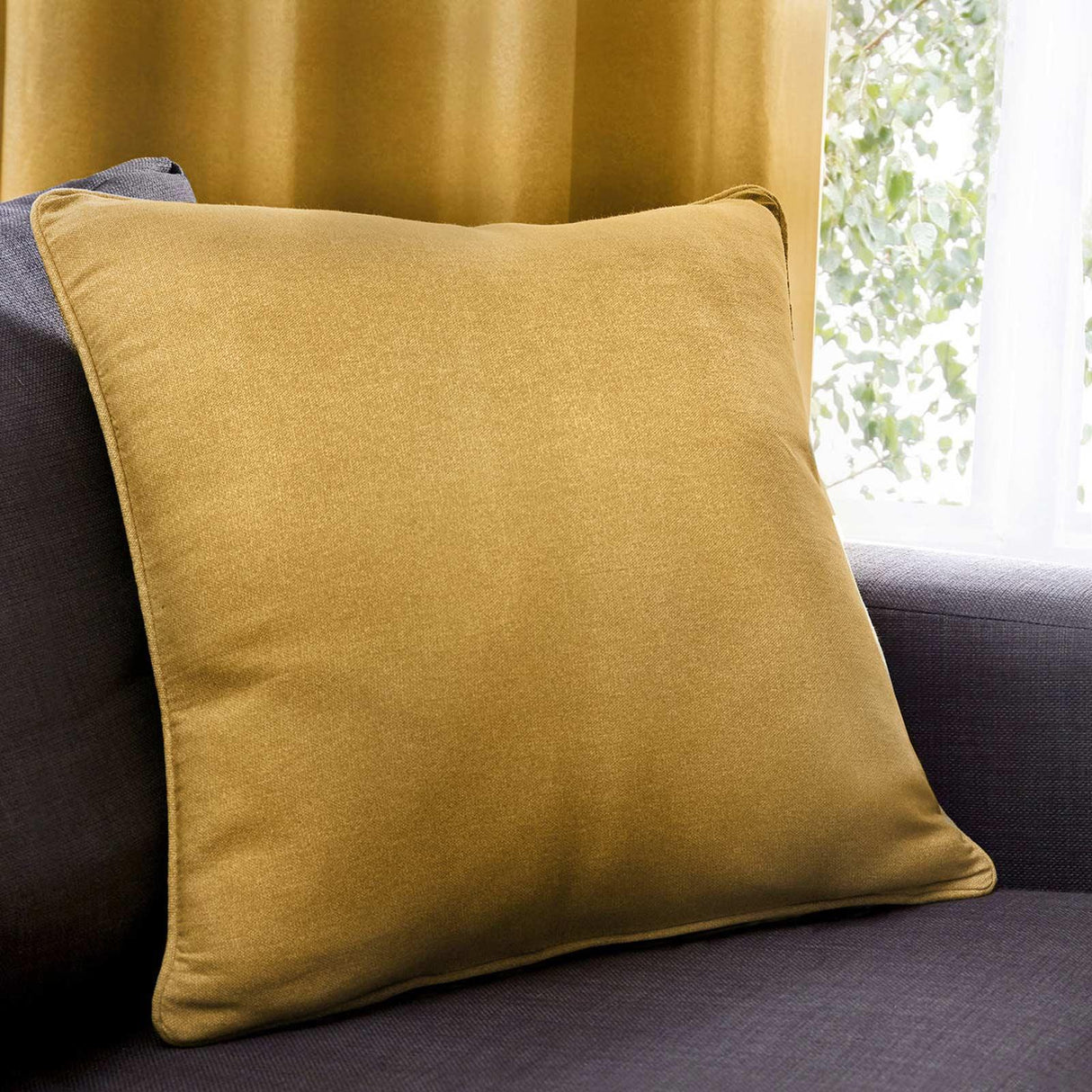 Sorbonne Cotton Cushion Cover 17" x 17" (43cm x 43cm)